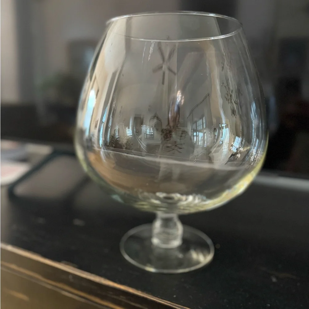 Vintage Large Brandy Glass / Vase